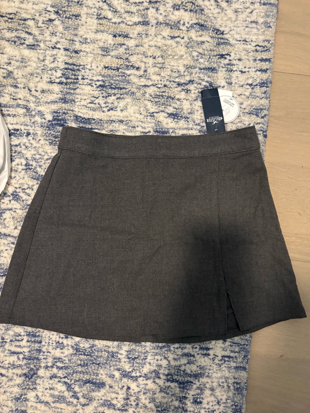 Hollister Grey Mini Skort with Slit